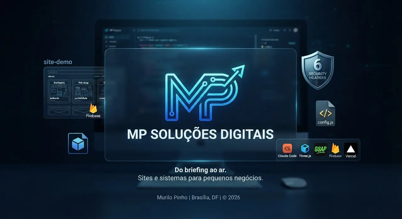 Ilustração da marca MP Soluções Digitais