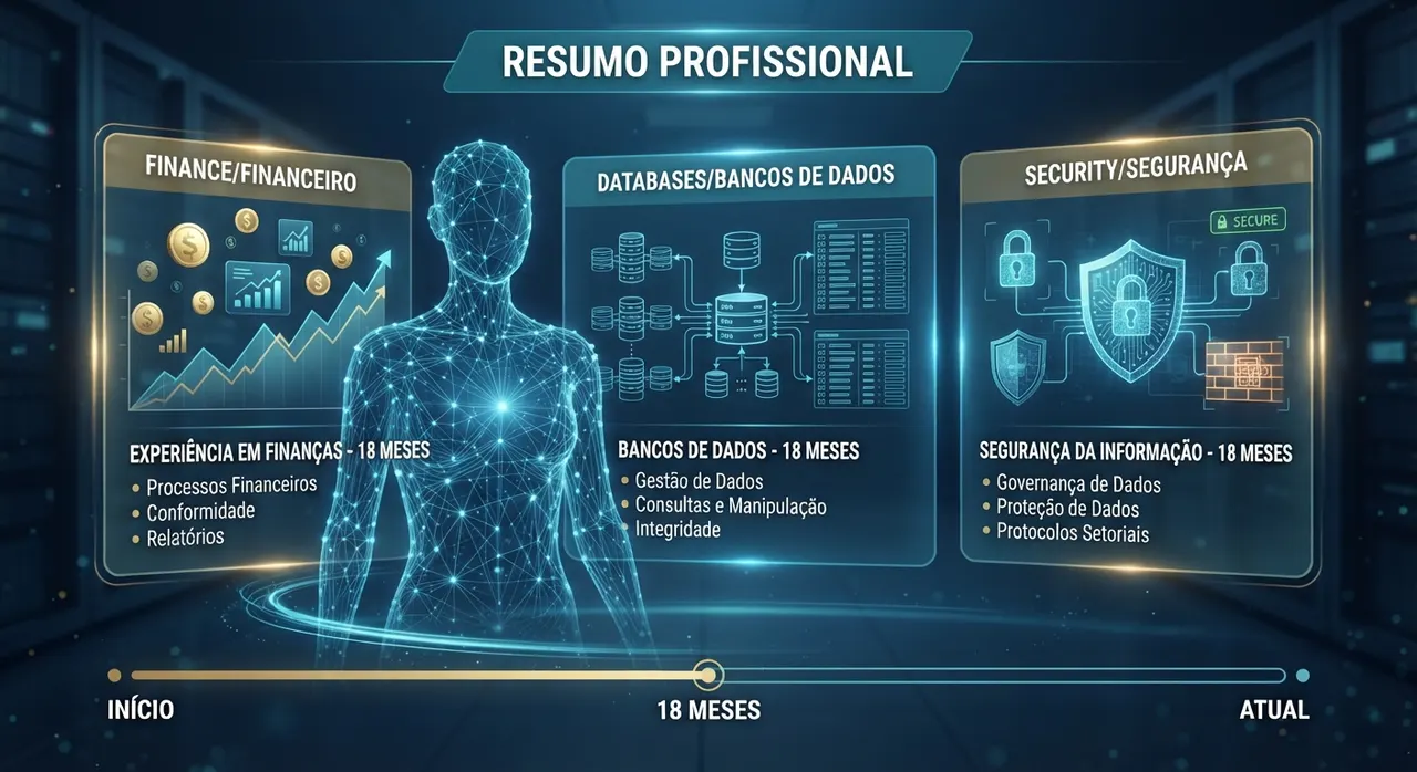 Ilustração do resumo dos 18 meses de QA no BRB Card